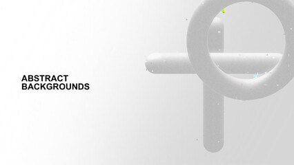 Simple modern white grey abstract background