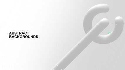Simple modern white grey abstract background