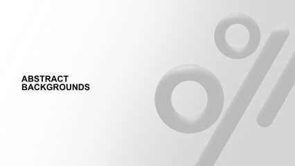 Simple modern white grey abstract background