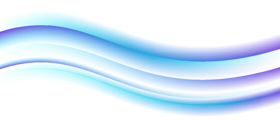Modern green turquoise and blue gradient wave curve shape design abstract banner background