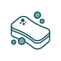 sponge icon vector design template simple and clean