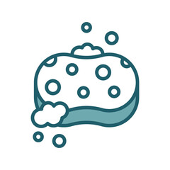 sponge icon vector design template simple and clean