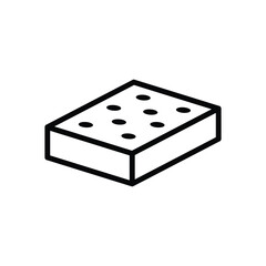 sponge icon vector design template simple and clean