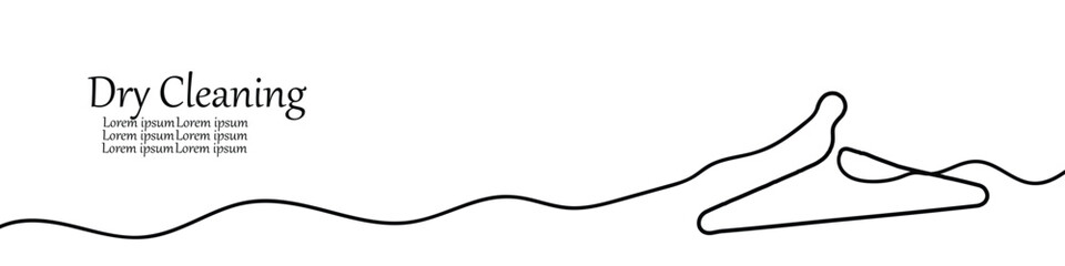 Hanger Continuous Line Icon