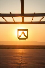 Sunset Logo Silhouette