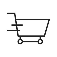 Shopping Cart icon vector image. Suitable for mobile apps, web apps and print media.