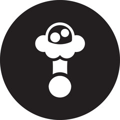 Baby Rattle  glyph icon