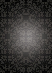 vintage background with floral ornament