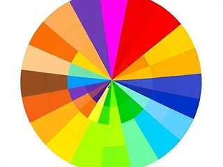 Obraz premium rainbow color wheel