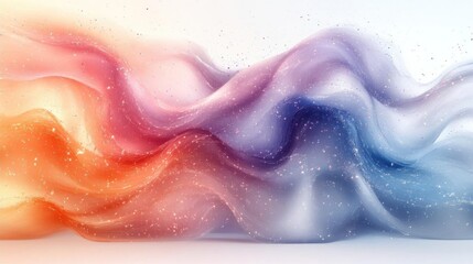 Obraz premium Abstract Colorful Fabric Waves Background Design