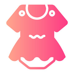 Dress  gradient icon