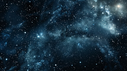 Stars and galaxy outer space sky night universe black starry background of starfield