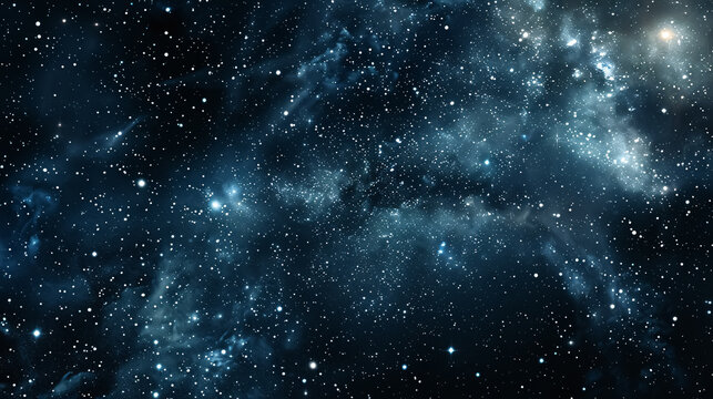 Stars and galaxy outer space sky night universe black starry background of starfield