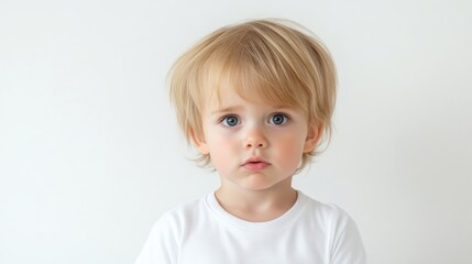Naklejka premium Portrait of a toddler boy