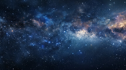 Fototapeta premium Stars and galaxy outer space sky night universe black starry background of starfield
