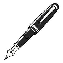 Fountain Pen Icon – Classic Writing and Calligraphy Tool for Business and Creativity