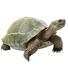 Obraz premium Big turtle isolated on transparent background