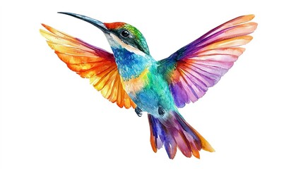 Fototapeta premium vibrant colored illustration of a woman athlete