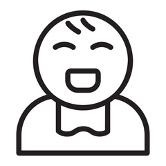 Baby  line icon