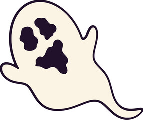 Halloween Ghost Illustration