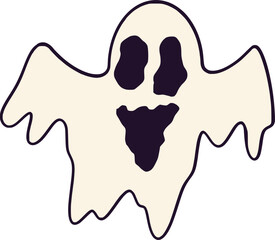 Halloween Ghost Illustration