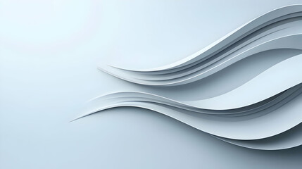 Obraz premium Abstract Light Gray Wave Design Background