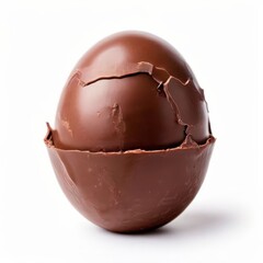 an AI Image Generator, Chocolate Sphere Dessert with Creamy Drizzle