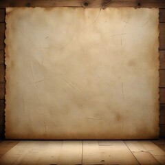 old paper on wooden background