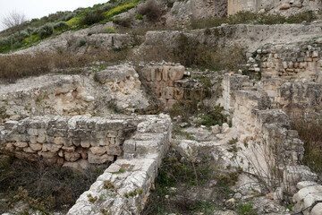 Fototapeta premium the ruins of the ancient city