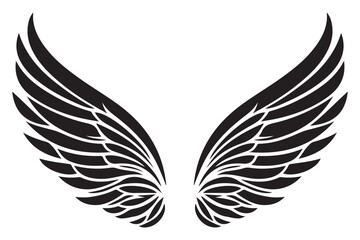 Stylish wings vector art for creative designing and decoration