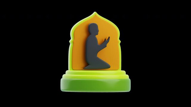 3D Animation of Muslim Prayer
