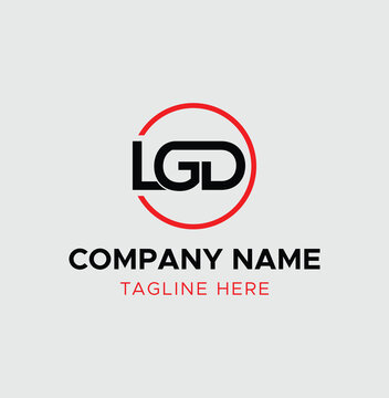 Letter LGD Monogram Logo &ndash; Modern and Minimalist Design
