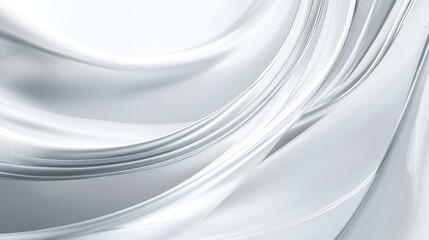 Abstract wavy white fabric design