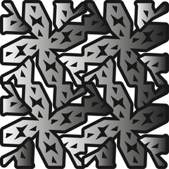 Metal pattern. Abstract metallic background. Wallpaper with repeat pattern.