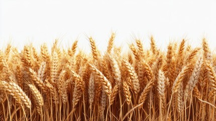 Fototapeta premium Golden Wheat Field: A Harvest Panorama