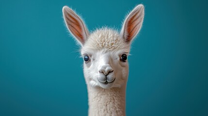 Fototapeta premium Baby Alpaca Portrait