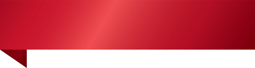 Obraz premium Elegant Red Banner