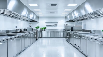 Stainless Steel Commercial Kitchen: A Modern Culinary Space