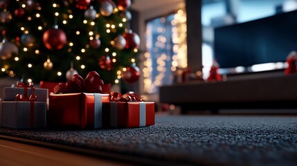 Cozy Christmas Eve: Presents Under the Tree