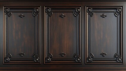 Ornate Wood Paneling