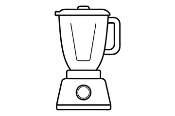 blender line art silhouette vector illustration