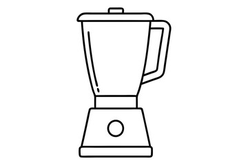 blender line art silhouette vector illustration