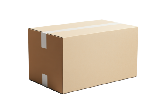 cardboard box warehouse mockup png file of isolated on transparent or white background, png