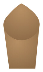 Fries Packaging, Eco-Friendly Craft Paper Cone, Sustainable French Fries & Snack Packaging High-Quality Food Wrap