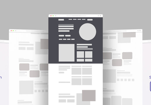 Wireframes Website Usability Template