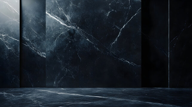 Dark-colored marble texture background material