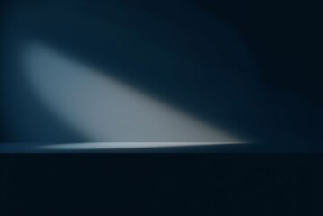 Minimalist lighting display creating a serene atmosphere