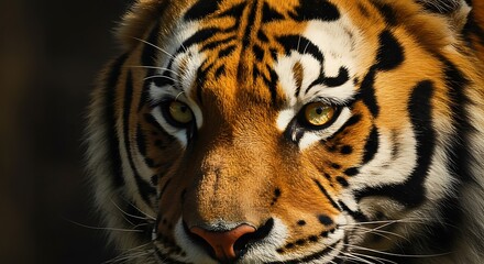 Fototapeta premium portrait of a bengal tiger