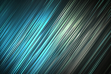 Fototapeta premium Abstract design featuring dynamic diagonal lines in shades of blue and black creating depth