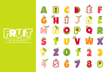 Fruits Alphabet